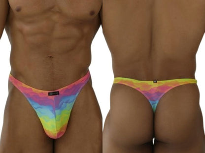 Printed Microfiber Thongs
