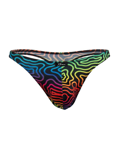 Printed Microfiber Thongs