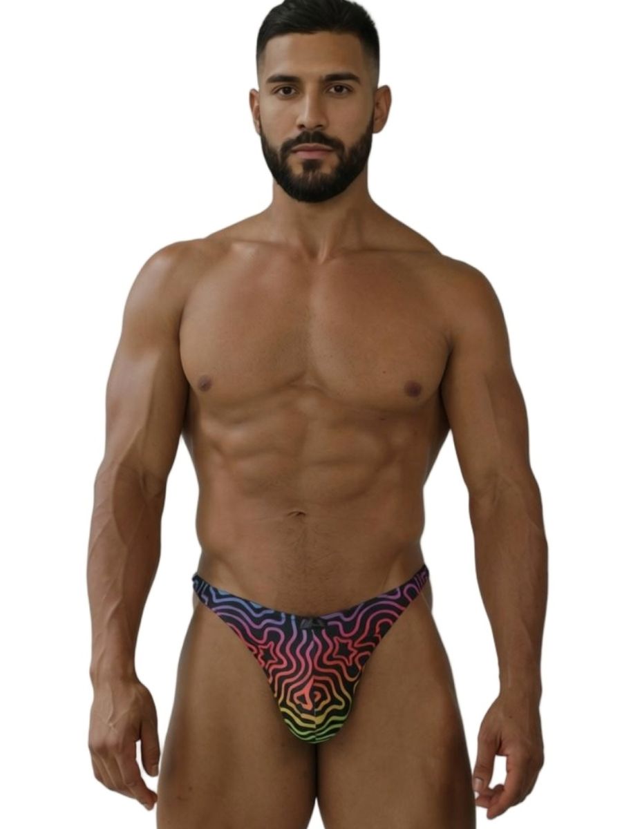 Printed Microfiber Thongs