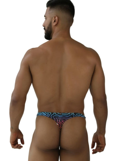 Printed Microfiber Thongs