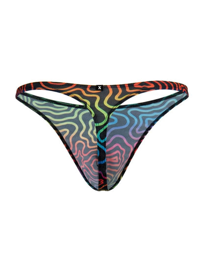Printed Microfiber Thongs
