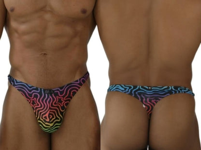 Printed Microfiber Thongs