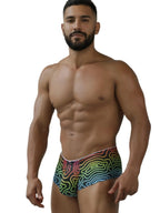 Rainbow Printed Microfiber Briefs