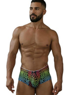 Rainbow Printed Microfiber Briefs