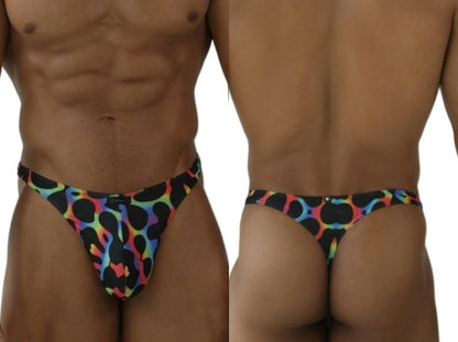 Printed Microfiber Thongs