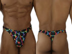 Printed Microfiber Thongs