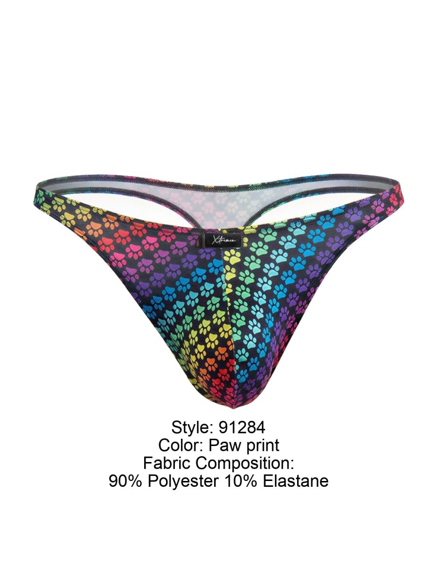 Printed Microfiber Thongs