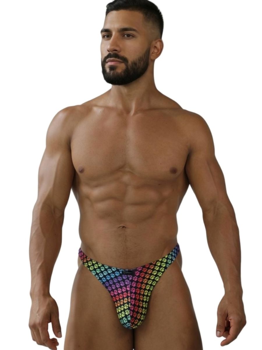 Printed Microfiber Thongs