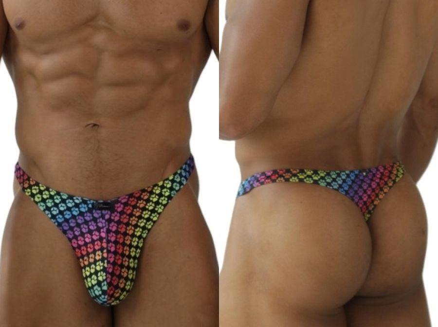 Printed Microfiber Thongs