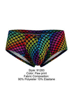 Rainbow Printed Microfiber Briefs
