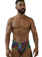 Rainbow Printed Microfiber Briefs