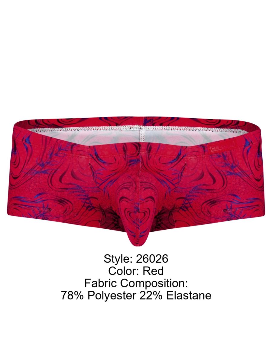 Clever 26026 Helion Trunks Color Red - Bold & Vibrant Modern Style