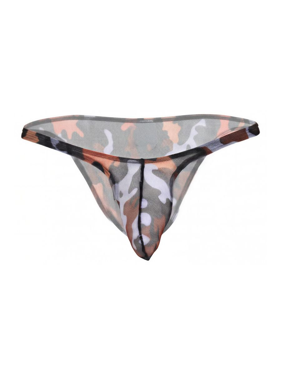 Pikante 26117 Camo semi-sheer camouflage mesh bikini