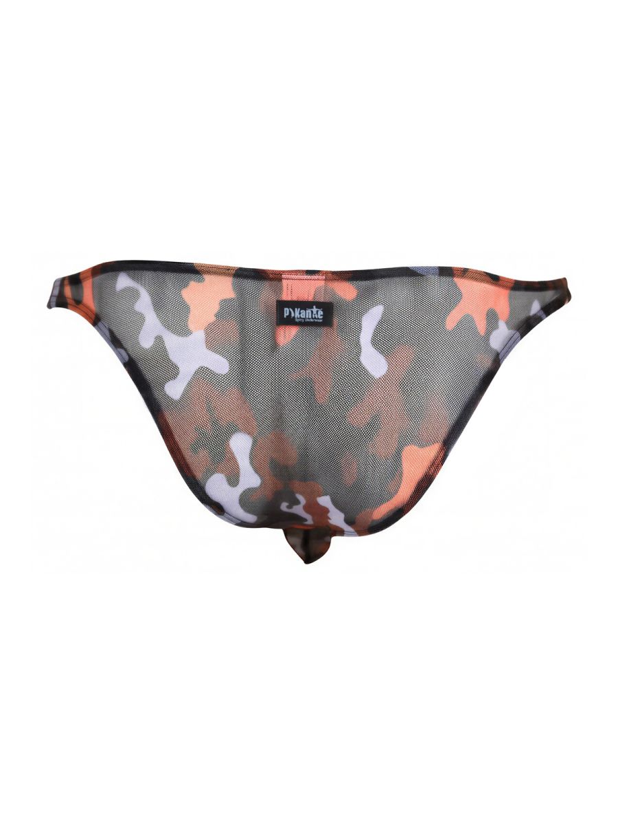 Pikante 26117 Camo semi-sheer camouflage mesh bikini