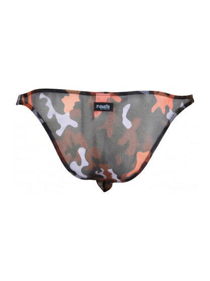 Pikante 26117 Camo semi-sheer camouflage mesh bikini