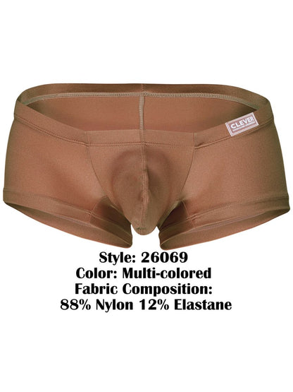 Men's 3PK Australian Latin Trunks Boxer Brief Contoured Pouch