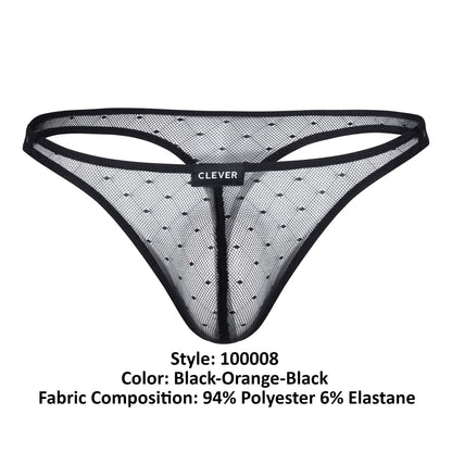 3-Pack CLEVER Sheer & Bold Thong Set