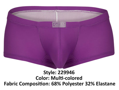 Clever Men's 7-pack of vibrant color boxer briefs underwear