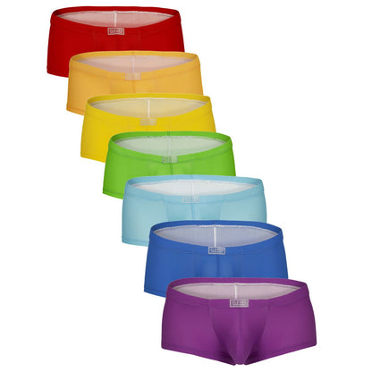 Clever Men's 7-pack of vibrant color boxer briefs underwear