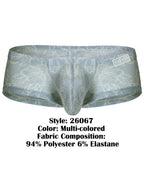 Clever 3-pack of sheer mesh trunk boxer briefs is built for a bold, breathable feel with a see-through micro-mesh body and clean contrast trim.