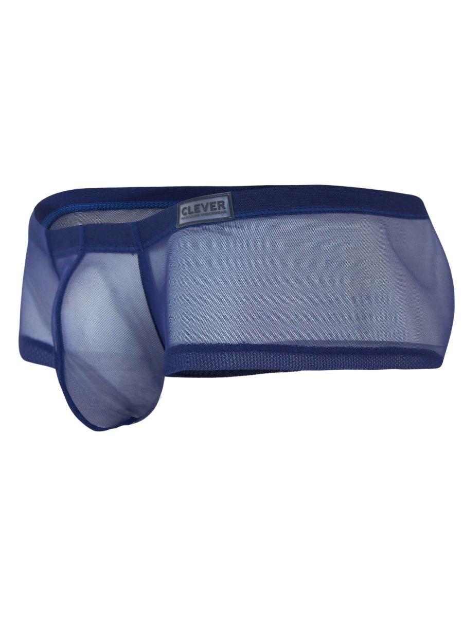 Clever 3-pack of sheer mesh trunk boxer briefs is built for a bold, breathable feel with a see-through micro-mesh body and clean contrast trim.