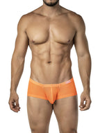 Clever 3-pack of sheer mesh trunk boxer briefs is built for a bold, breathable feel with a see-through micro-mesh body and clean contrast trim.