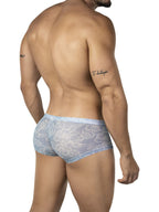 Clever 3-pack of sheer mesh trunk boxer briefs is built for a bold, breathable feel with a see-through micro-mesh body and clean contrast trim.