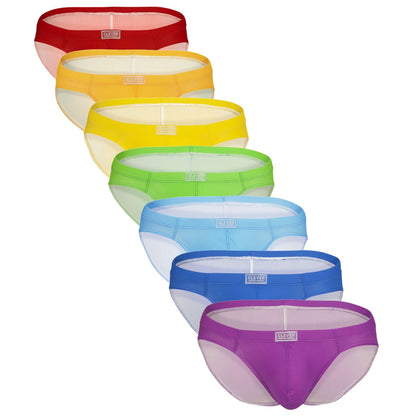 Clever Men's 7-pack of vibrant color briefs underwear