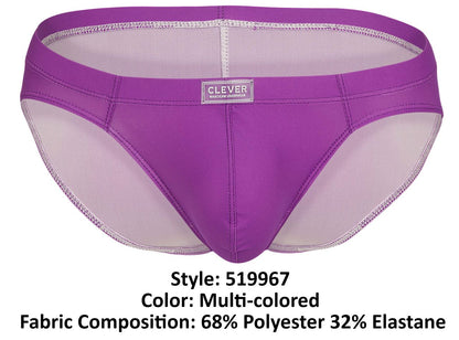 Clever Men's 7-pack of vibrant color briefs underwear