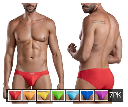 Clever Men's 7-pack of vibrant color briefs underwear