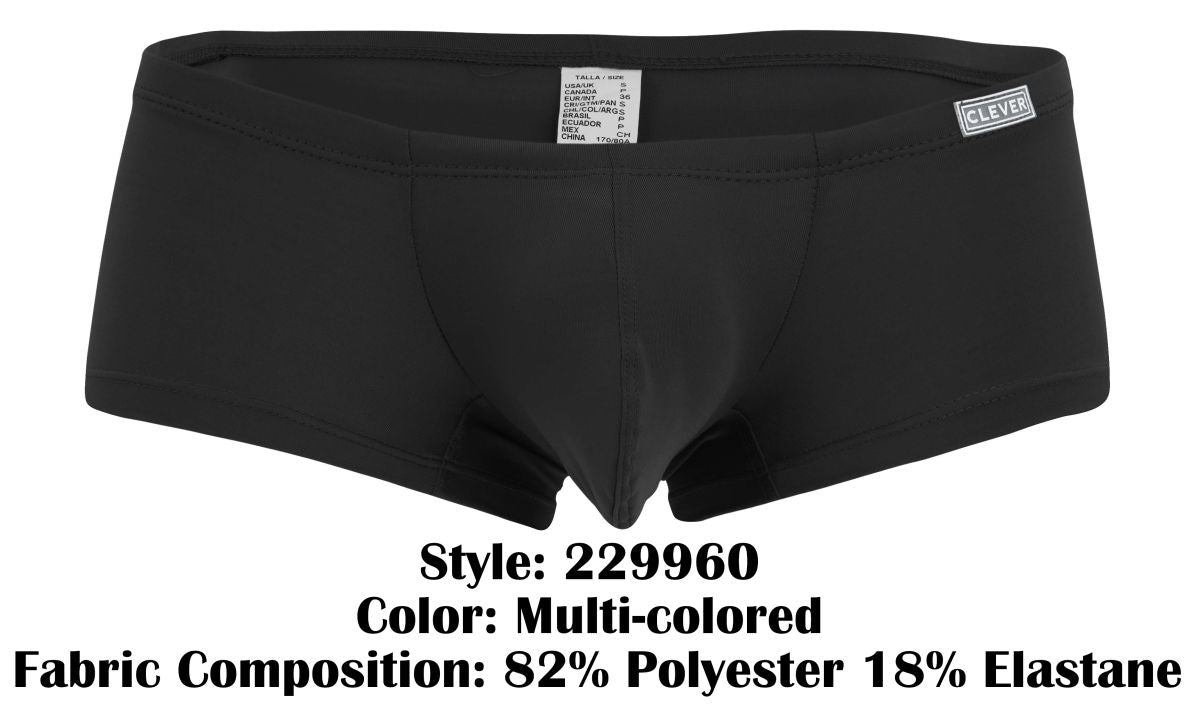 Clever 3-pack of sleek, low-rise trunks, clean, modern look with a fit that feels as good as it looks