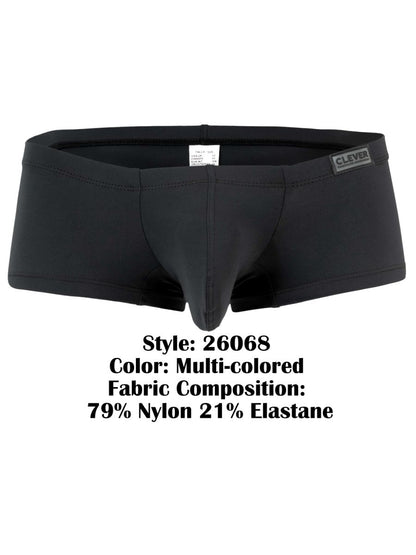 Men's Clever 3-pack of trunk boxer briefs Trunks second skin feel and contour pouch