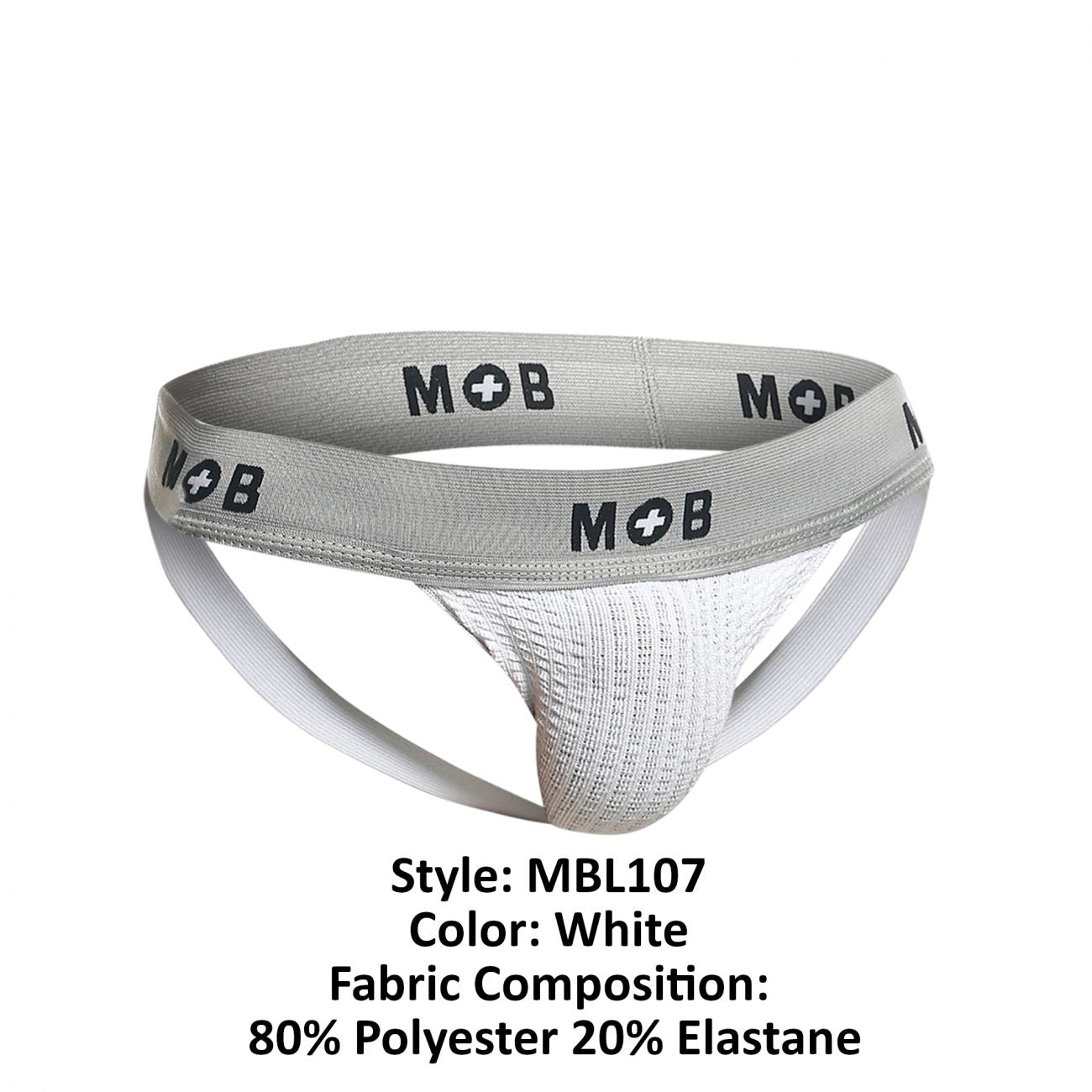 MOB Classic Fetish Jock 3 Inches Jockstrap