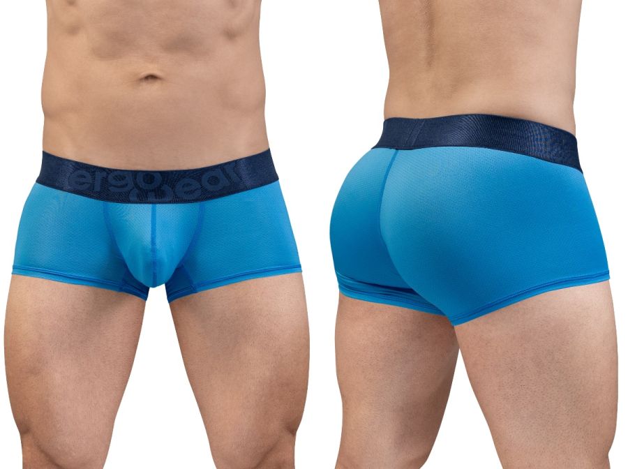 Men's ErgoWear trunk boxer briefs deliver a body-hugging fit with a clean, modern silhouette