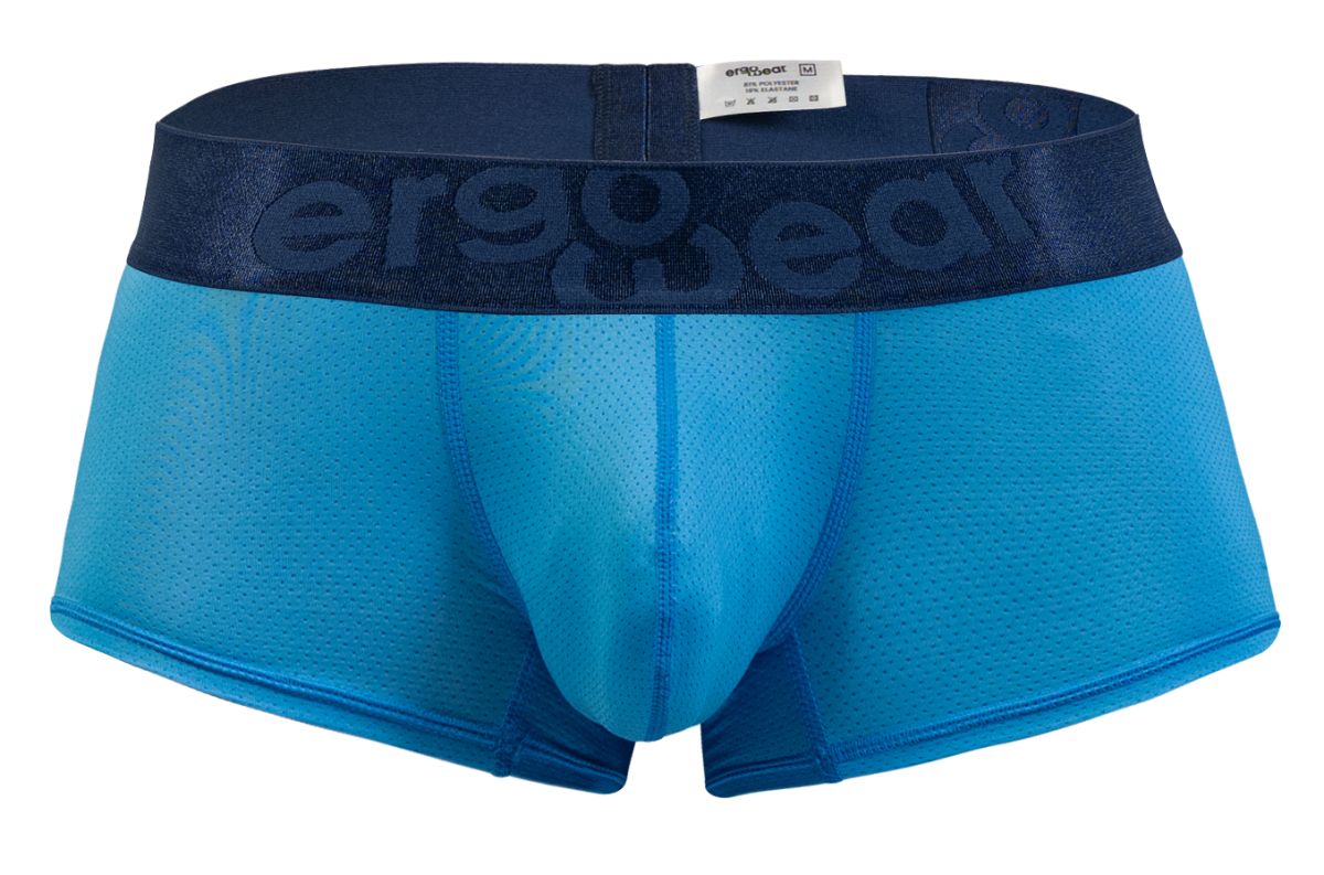 Men's ErgoWear trunk boxer briefs deliver a body-hugging fit with a clean, modern silhouette