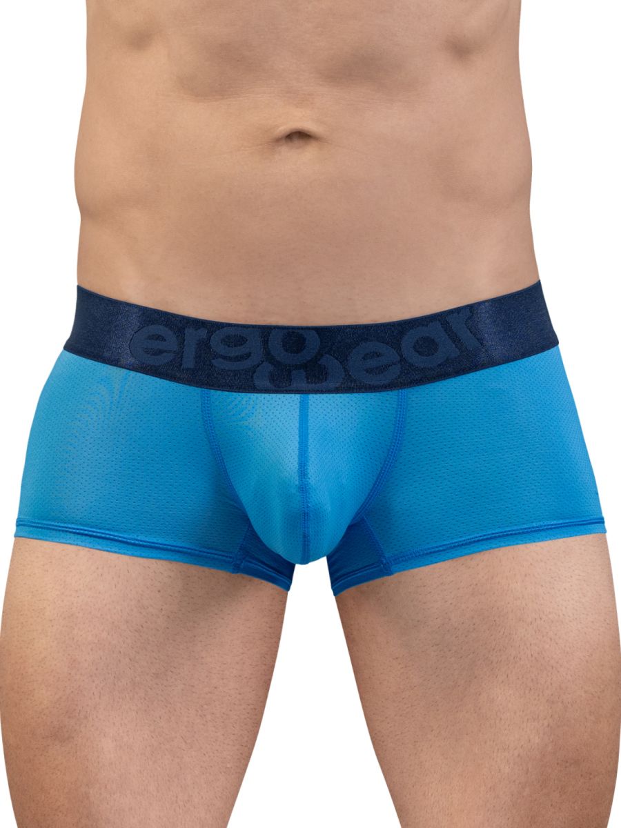 Men's ErgoWear trunk boxer briefs deliver a body-hugging fit with a clean, modern silhouette
