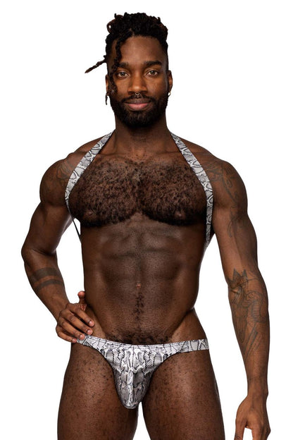 S-naked Shoulder Sling Harness Thong