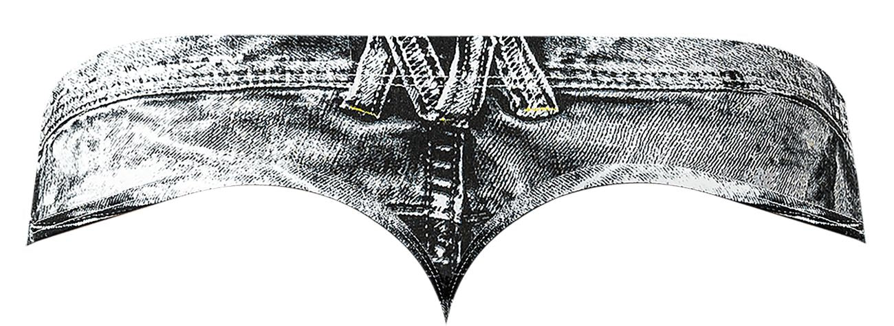 Dirty Denim Thong
