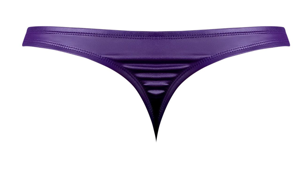 Eggplant Crossover Thong