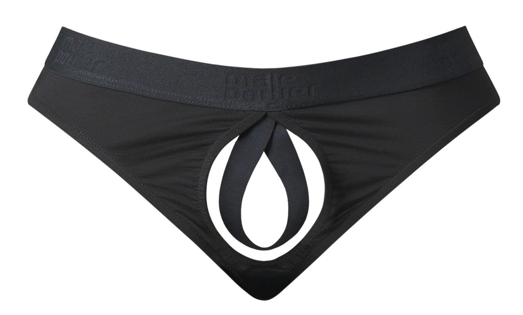 Open Ended Thong Open Front Elastic Cock Ring
