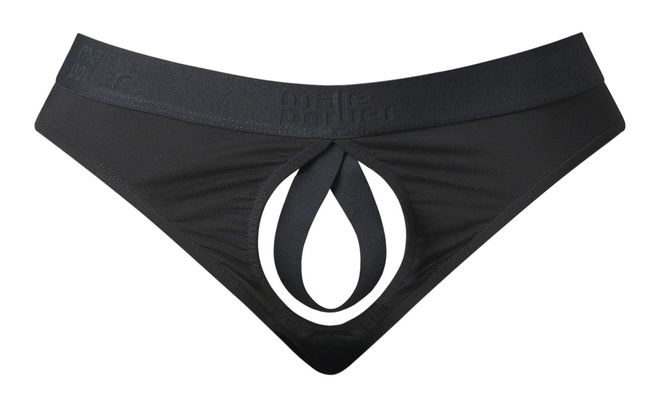 Open Ended Thong Open Front Elastic Cock Ring