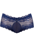 Sassy Lace Mini Short Sheer Pouch