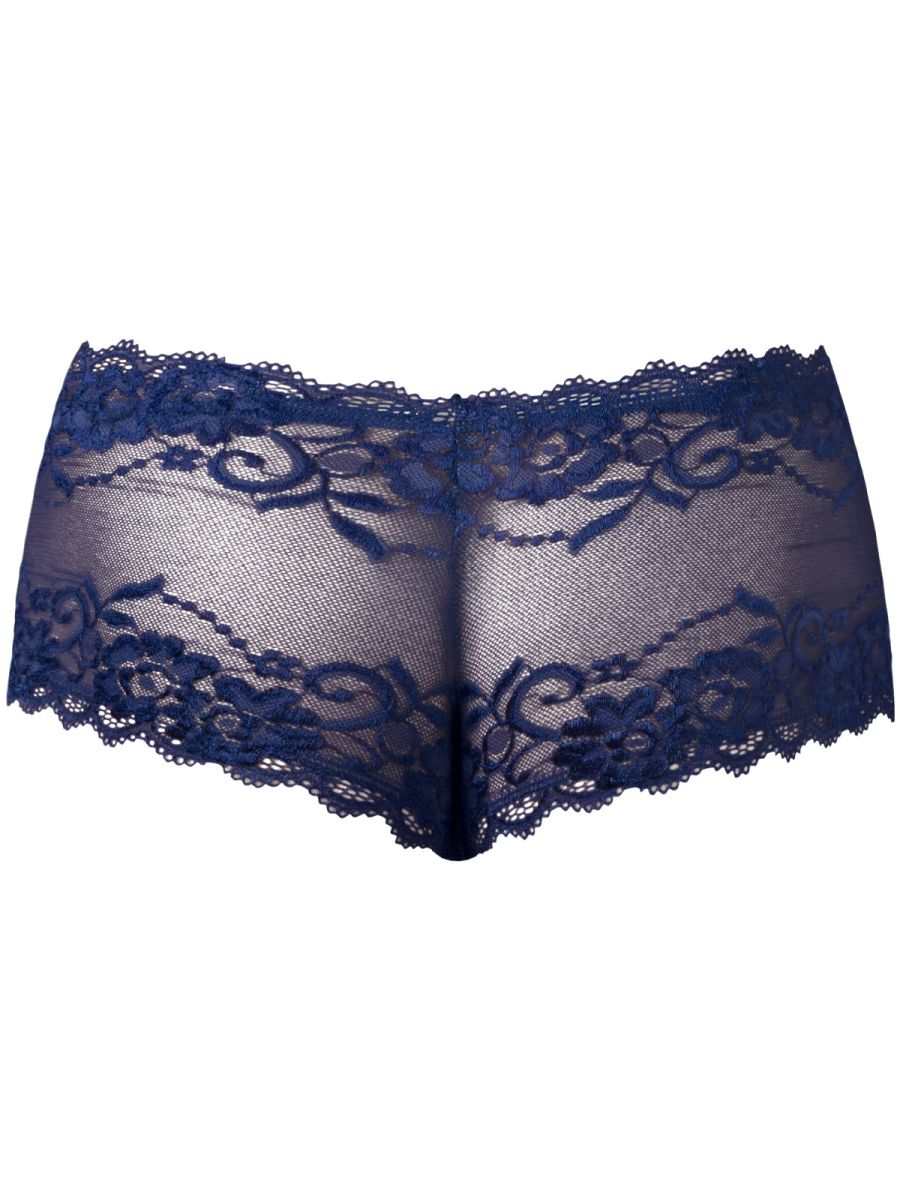 Sassy Lace Mini Short Sheer Pouch