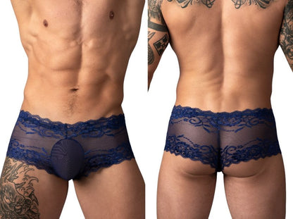 Sassy Lace Mini Short Sheer Pouch