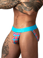 So Comfy Gingham Jock