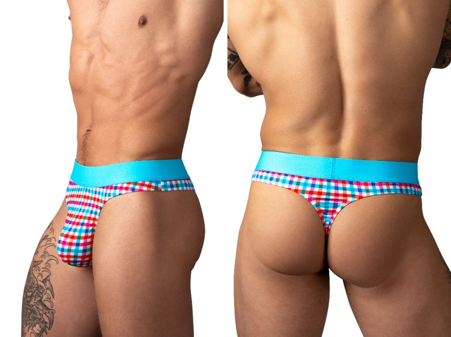 So Comfy Gingham Thong