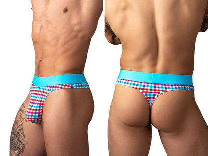 So Comfy Gingham Thong