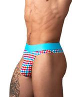 So Comfy Gingham Thong