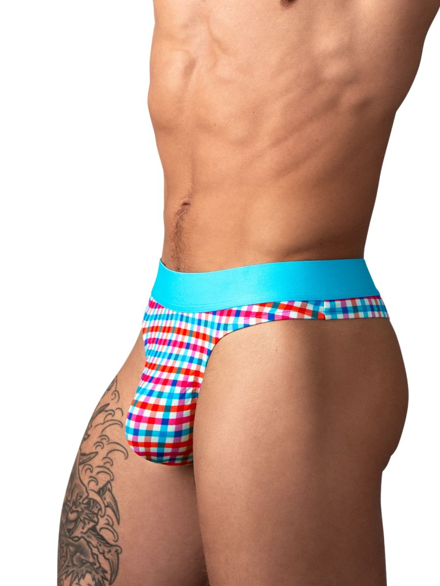 So Comfy Gingham Thong