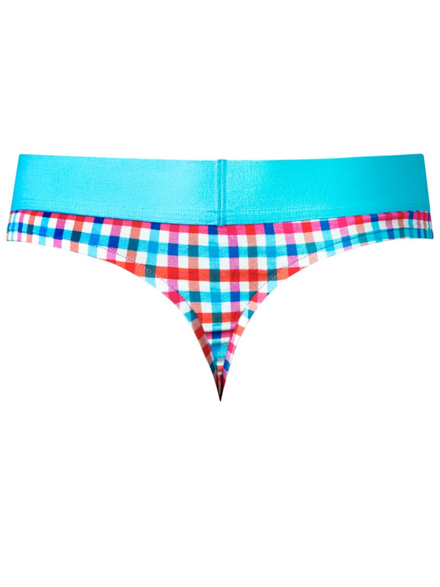 So Comfy Gingham Thong